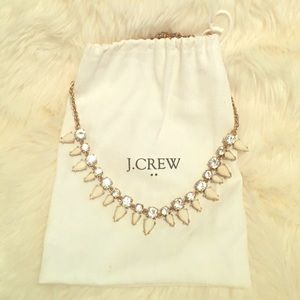 JCrew Gold jeweled necklace